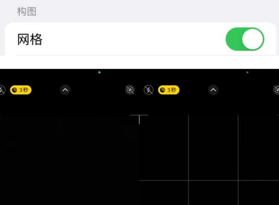 道外苹果手机维修网点分享iPhone如何开启九宫格构图功能